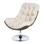 Lauko kėdė Domoletti Moon GREY TG0025-25, pilka, 99x84x101cm