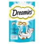Skanėstas katėms Dreamies, sūris/lašiša, 60 gr.