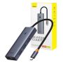 Adapteris Baseus HDMI + 4xUSB3.0 + USB-C PD/USB-C 100W