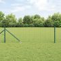 Tvora su stulpais Žalia 0,6 x 10 m Plienas ir PVC