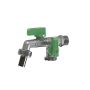 Sodo ventilis 00472, dvigubas, 1/2"x3/4"x3/4" trumpa rankena