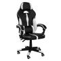 Žaidimų kėdė Domoletti GT-GC303, balta/juoda