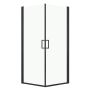 KABINA DUŠO KVADR K262C-MB 90X90 JUODA