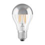 Lemputė Osram LED, A60, E27, 6.5W, 650lm, 2700K, sidabrinė