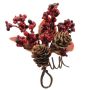 Dirbtinė šakelė Christmas Touch, raudona, 12 cm