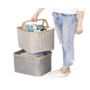 KREPŠYS DAIKT DOMOLETTI 40X33X23CM TEKST