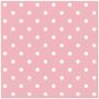 Popierinės servetėlės PAW Pink Dots, 25 cm x 25 cm, 20 vnt.