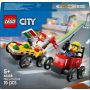 LEGO® City Pizza vs. Fire Truck Race Car Pack 60458, 70 vnt.