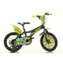 Vaikiškas dviratis Dino Bikes 616-DSA, juodas/žalias