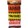 Dekoracija Danger 491663580, įvairių spalvų, 300 cm