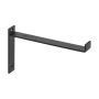 Lentynos laikiklis Dolle Lip, 260x130 mm, juoda