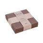 KOMPL PADĖKLIUKŲ ĮVAIR SPAL 10X10CM 4VNT