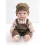 Lėlė - kūdikis su priedais Pure baby 706629W, 25 cm