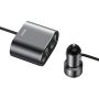 Įkroviklis Baseus, Cigarette Lighter Socket/2 x USB