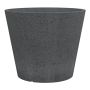 Vazonas Scheurich Stony Black, plastikinis, Ø 29 cm