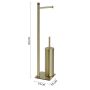 STOVAS TUALET REIKM 14X14X62.8 AUKSO