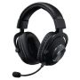 Žaidimų ausinės Logitech Pro X, juodos