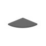 Lentyna DOLLE LITE CORNER, antracito, 30×30×1,9 cm
