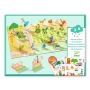 Kūrybos rinkinys Djeco Lift Up Stickers Farm