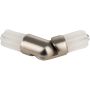 Kampinė jungtis DOMOLETTI 90290165, Ø19 mm, matinio chromo