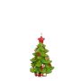 Žvakė, forminė Christmas tree, 10 h, 14.7 cm