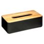 DĖŽUTĖ SERVETĖLĖMS JUODA 26X13.2X8.8CM