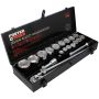 Sukimo galvučių rinkinys Faster Tools 21 vnt, 3/4" 19-50mm