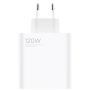 Telefono įkroviklis Xiaomi USB, USB, balta, 120 W