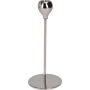 Kalėdinė žvakidė A98810530, metalas, 22 cm, sidabro
