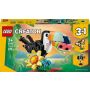 Konstruktorius LEGO 3in1 Wild Animals: Tropical Toucan 31173