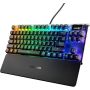 Klaviatūra Steelseries Apex 7 QX2 Red EN, juoda