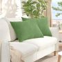 Sofa Pagalvės 2 pcs Šviesiai žalia 70 x 50 cm