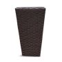Vazonas Domoletti 53000011099, plastikinis, Ø 28 cm, rudas