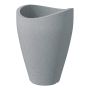 Vazonas Scheurich Stony Grey, plastikinis, Ø 40 cm, pilkas