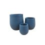 Vazonas Domoletti LT14664-1S, Ø 22 cm, mėlynas