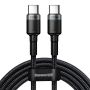 Laidas BASEUS USB Type C M, USB Type C M, 2m, juodas