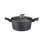 Puodas DOMOLETTI GREY METALLIC, 20 cm, 2,5 l