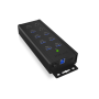 RaidSonic įkrovimo stotelė IB-HUB1703-QC3, USB Type-A