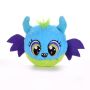 Pliušinis žaislas Bouncibles Monster Jett, mėlynas, 8 cm