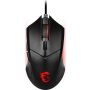 Žaidimų pelė MSI Clutch GM08, juoda