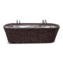 Vazonas Domoletti 53000011110, plastikinis, Ø 50 cm, rudas