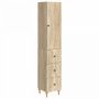 Spintelė 2 pcs 33 x 34,5 x 90 cm Apdirbta mediena