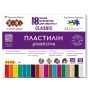 Plastilinas Zibi 1.ZB6235, 18 spalvų