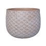 Vazonas Domoletti TP18-213, keramika, Ø 26 cm, rudas