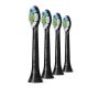 Dantų šepetėlio galvutė Philips HX6064/88, juoda, 4 vnt.