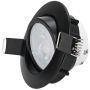 Įmontuojamas šviestuvas LEDlife SP-07, 7W, 4000°K, juoda