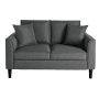 Sofa Domoletti MARRERO 2, pilka, 82.5 x 141 cm x 86.5 cm