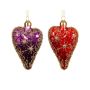 Eglutės žaisliukas Heart, 10 cm, stiklas