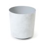 Vazonas Lamela Solo 926-32, plastikinis, Ø 25 cm, baltas