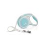 Automatinis pavadėlis Flexi New Comfort, mėlynas/baltas, 3 m
